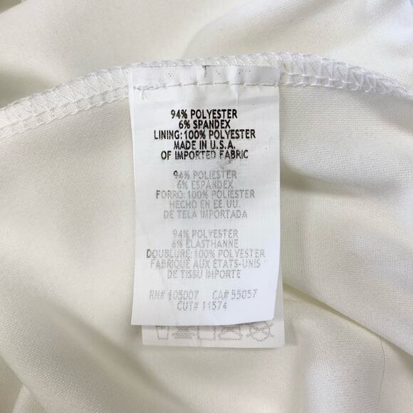 Marina Bell Sleeve Jumpsuit in White, Size 6 - Picture 5 of 7